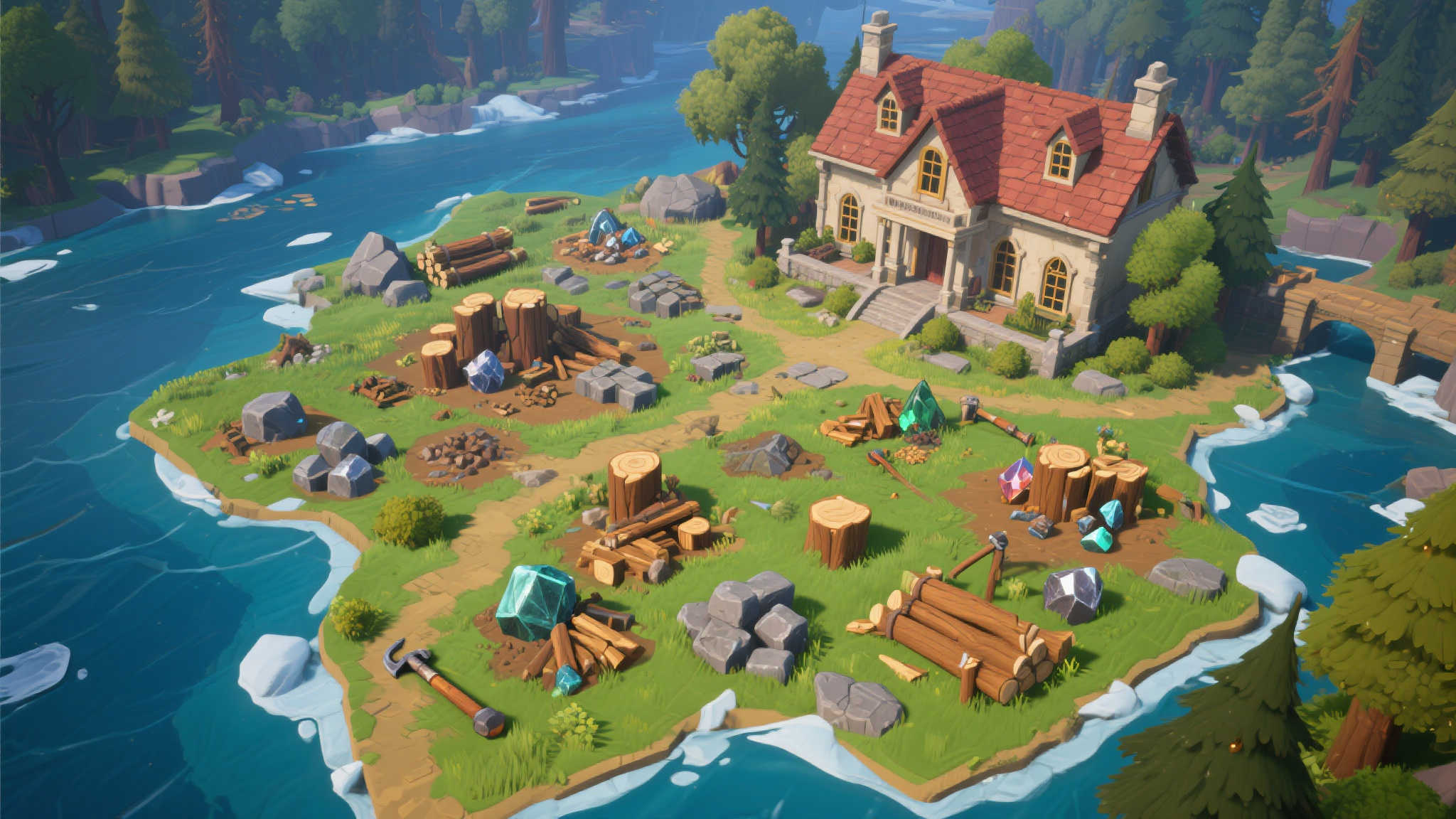 光与影33号远征队:宅邸全入口位置详解与修复指南 资源收集优先级:修复宅邸需要大量材料,如