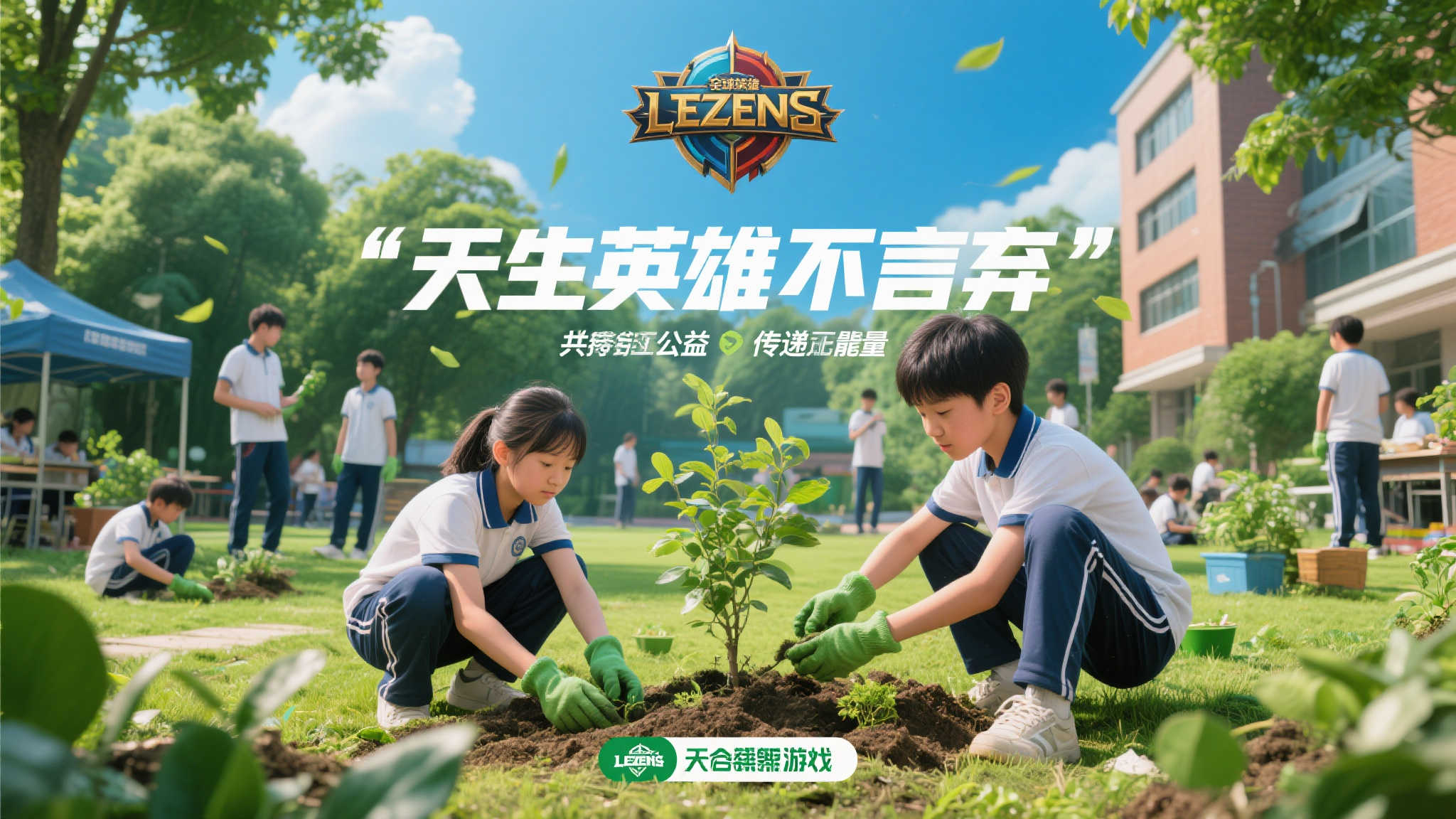与梦想并肩同行：英雄联盟助力校园绿茵未来