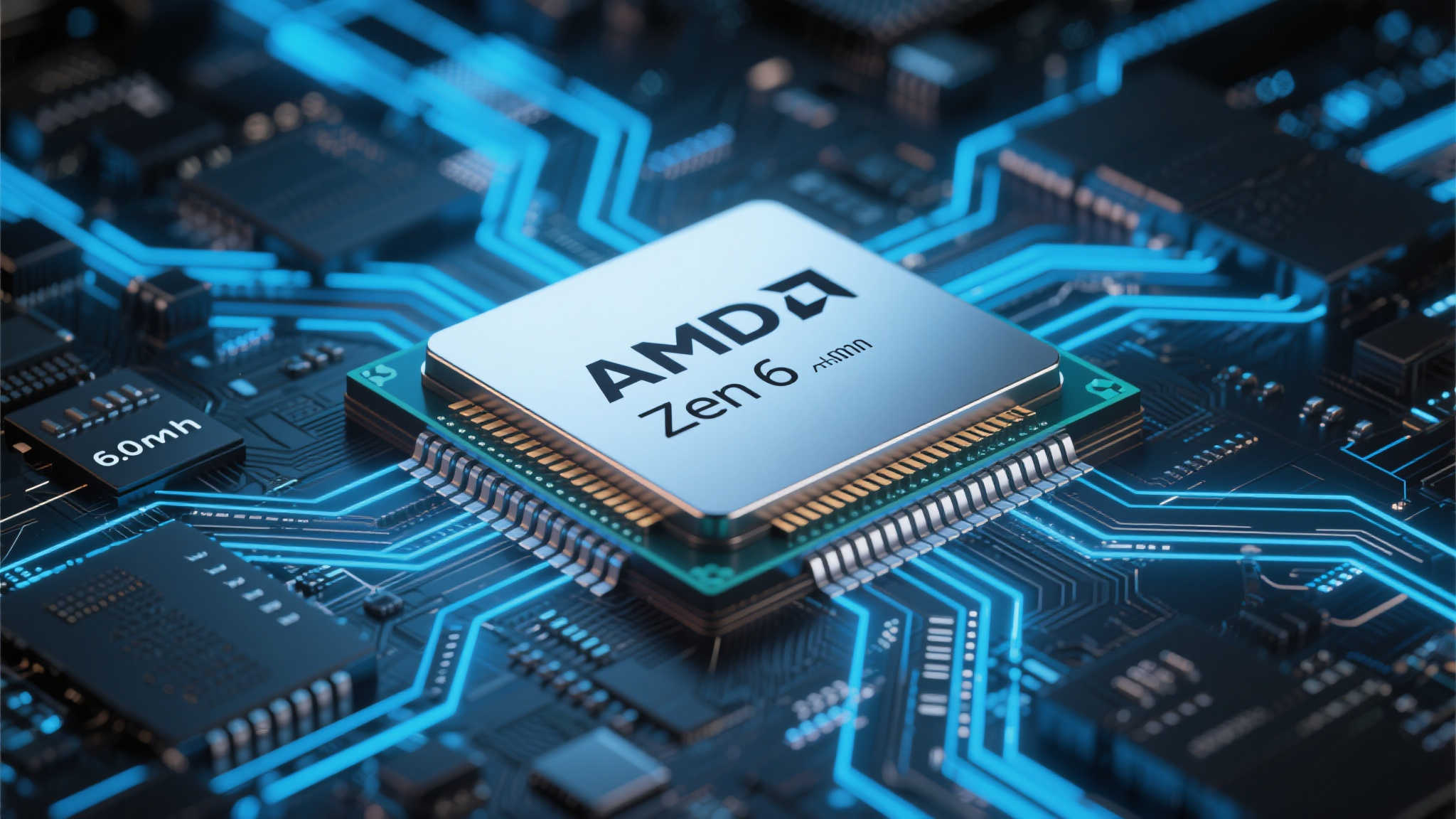 震撼揭秘：AMD Zen 6 CPU频率突破极限，直逼6.0GHz！